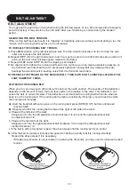 Предварительный просмотр 16 страницы Evo EV523T Owner'S Manual