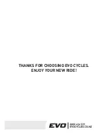 Предварительный просмотр 8 страницы Evo ROAD BIKE Assembly Instructions Manual