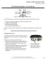 Preview for 29 page of Evo Trim Kit for Evo Affinity 25G Owners & Installation Manual