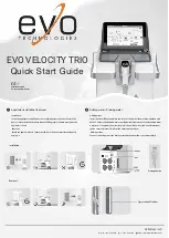 Предварительный просмотр 1 страницы Evo VELOCITY TRIO Quick Start Manual