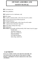 Preview for 2 page of Evobike BTA42S Owner'S Assembly And Safety Manual