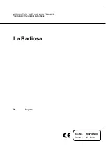 EVOCA La Radiosa Installation, Use And Maintenance Manual предпросмотр