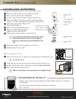 Preview for 2 page of EVOCA Saeco IDEA RESTYLE DUO Cleaning Manual