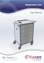 Evocare Medication Cart User Manual предпросмотр