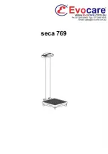 Evocare seca 769 Manual preview