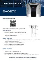 evoheat EVO 270 Quick Start Manual предпросмотр