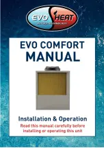 evoheat EVO COMFORT 100 Installation & Operation Manual предпросмотр