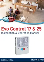 evoheat Evo Control 17 Installation & Operation Manual предпросмотр