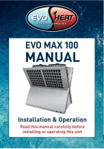 Предварительный просмотр 1 страницы evoheat EVO MAX 100 Installation & Operation Manual