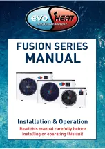 evoheat Fusion 13 Installation & Operation Manual предпросмотр