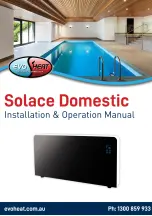 evoheat Solace Domestic Installation & Operation Manual предпросмотр