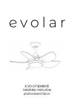 Evolar EVO-CF30MB Installation Instructions Manual предпросмотр