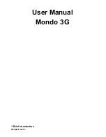 Evolio Mondo 3G User Manual предпросмотр