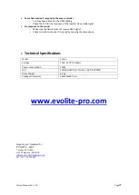 Предварительный просмотр 27 страницы Evolite Cyclop User Manual