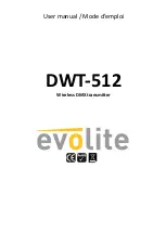 Evolite DWT-512 User Manual предпросмотр