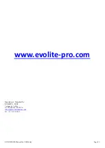 Предварительный просмотр 21 страницы Evolite EVO Fusion 5R User Manual