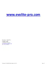 Предварительный просмотр 15 страницы Evolite Infinium 12000 RGB FB4 User Manual