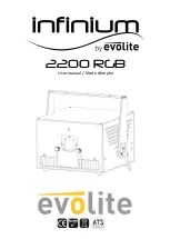 Предварительный просмотр 1 страницы Evolite Infinium 2200 RGB User Manual