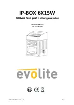 Предварительный просмотр 1 страницы Evolite IP-BOX 6X15W User Manual