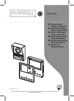 Предварительный просмотр 1 страницы evology EVO-845 Assembly, Use, Maintenance Manual