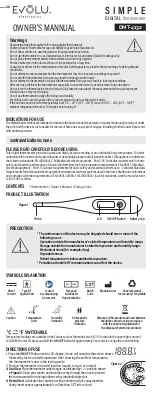 EVOLU DMT-4132 Owner'S Manual предпросмотр