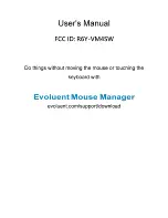 Preview for 1 page of Evoluent VM4SW User Manual