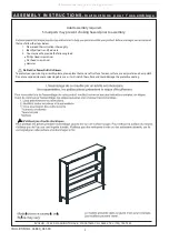 Preview for 2 page of Evolur 4500 HUTCH BOOKCASE Assembly Instructions Manual