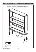 Preview for 7 page of Evolur 4500 HUTCH BOOKCASE Assembly Instructions Manual