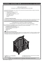 Preview for 2 page of Evolur cheynne Assembly Instructions Manual