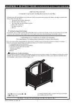 Предварительный просмотр 2 страницы Evolur fairbanks Assembly Instructions Manual