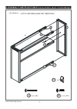 Предварительный просмотр 8 страницы Evolur MADISON HUTCH BOOKCASE Assembly Instructions Manual