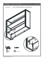 Предварительный просмотр 9 страницы Evolur MADISON HUTCH BOOKCASE Assembly Instructions Manual