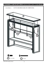 Предварительный просмотр 10 страницы Evolur MADISON HUTCH BOOKCASE Assembly Instructions Manual