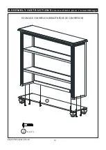 Предварительный просмотр 14 страницы Evolur MADISON HUTCH BOOKCASE Assembly Instructions Manual