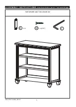 Предварительный просмотр 5 страницы Evolur MADISON MINI HUTCH BOOKCASE Assembly Instructions Manual