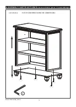 Предварительный просмотр 6 страницы Evolur MADISON MINI HUTCH BOOKCASE Assembly Instructions Manual