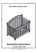 Evolur Mia Moda Parkland Assembly Instructions Manual предпросмотр