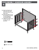 Предварительный просмотр 12 страницы Evolur STILNOVO MID CENTURY Owner'S Manual