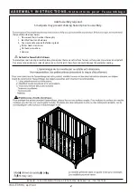 Предварительный просмотр 2 страницы Evolur Ultramodern Crib Assembly Instructions Manual