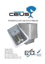 Evolution Aqua Cetus sieve Installation And Instruction Manual предпросмотр