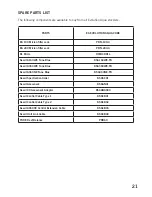 Предварительный просмотр 21 страницы Evolution Aqua eamarine 450 Installation And Instruction Manual