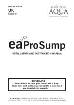 Evolution Aqua eaProSump Series Installation And Instruction Manual preview