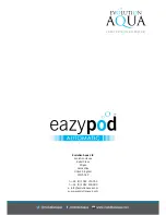 Предварительный просмотр 8 страницы Evolution Aqua EAZYPOD AUTOMATIC Instruction Manual