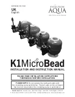 Evolution Aqua K1 MICRO BEAD 20 Installation And Instruction Manual preview