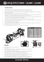 Предварительный просмотр 3 страницы Evolution Aqua Sequence 800 Installation And Service Manual