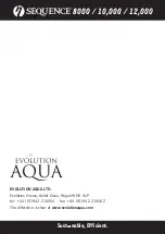 Предварительный просмотр 6 страницы Evolution Aqua Sequence 800 Installation And Service Manual