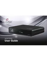 Evolution Digital HD Set-Top Box User Manual preview