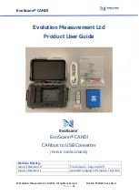 EVOLUTION MEASUREMENT EvoScann CANDI ELE-CANDI-CANDI01 Product User Manual preview