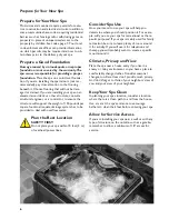 Preview for 6 page of Evolution Spas 5-100 Owner'S Manual