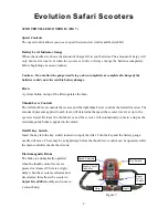 Preview for 9 page of Evolution Technologies Safari Lite 4000 User Manual